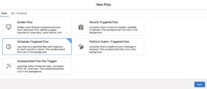 Create Schedule Triggered Flow