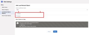 Add lead related object mapping